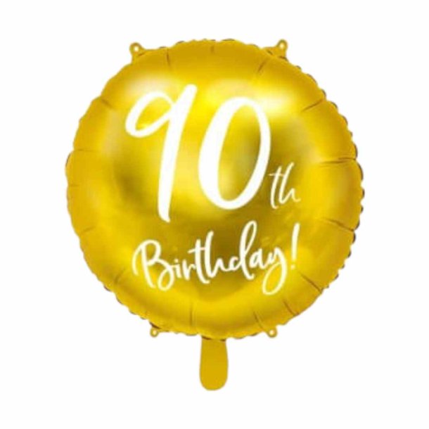 Folieballon Guld 90 �r (45 Cm)