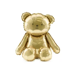 Folieballon k�mpe Bj�rn � Guld (43 x 53 cm)