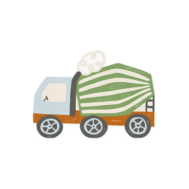 Fsc Servietter � Concrete Mixer 16 cm, 20 stk.