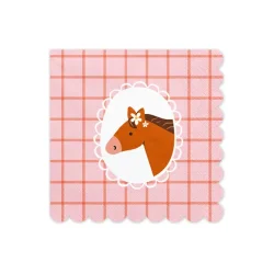 Fsc Servietter � Hest (33 x 33 cm � Mix farver � 12 stk)