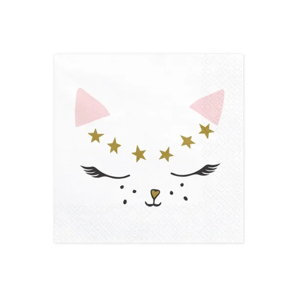 Fsc Servietter  Kitty (33 x 33 cm  20 stk)