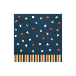 Fsc Servietter Stjerner (Navy Blue, 33x33 cm, 12 stk.)