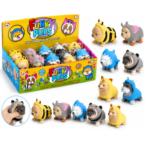 Funky Pups Squishy Hunde � Assorterede