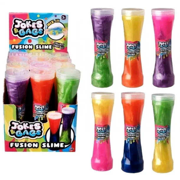 Fusion Slime Assorteret – Farverigt Slim til Sjov & Sanseleg