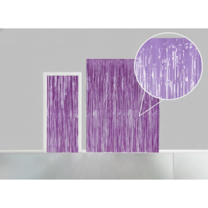 Glimmerforhng  lys lilla (100200 cm)