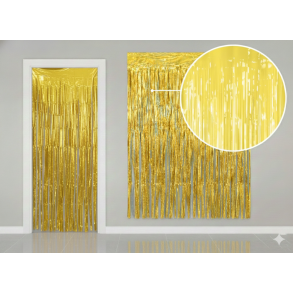 Glimmerforhng  lysegul (100200 cm)