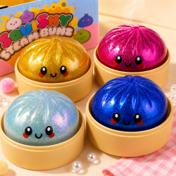Glitter Dumpling med Vandperler &amp; Mystery Guld � 8,5 cm