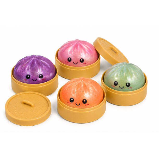 Glitter Squeezy Dumpling � 8,5 cm med Glimmer