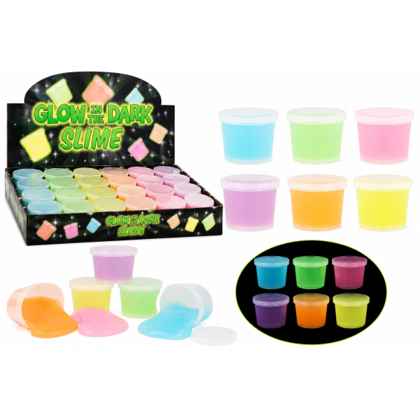 Glow in the Dark Slime Mini Tubs