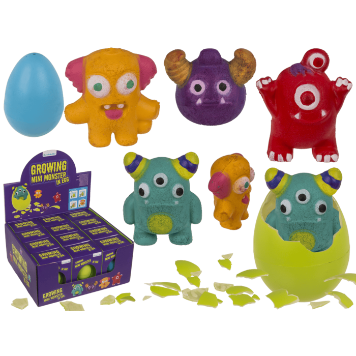 Growing Mini Monster in Egg 6,5 cm – Klækkende monster | Prisgaranti ...