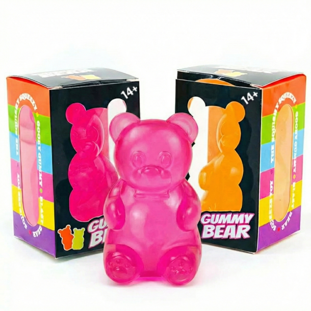 Gummy Bear Sugar Squishy - Pink