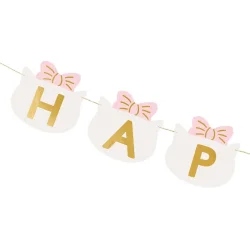 Happy Birthday Banner � Cats (12 cm x 2,8 m)