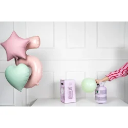 Heliumtank  Fylder op til 30 balloner (0,189 m)  Lilla