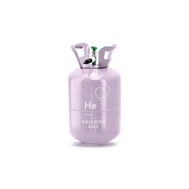 Heliumtank  Fylder op til 30 balloner (0,189 m)  Lilla