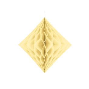 Honeycomb Diamant / Crepepapirs Diamant- Cream 30 Cm