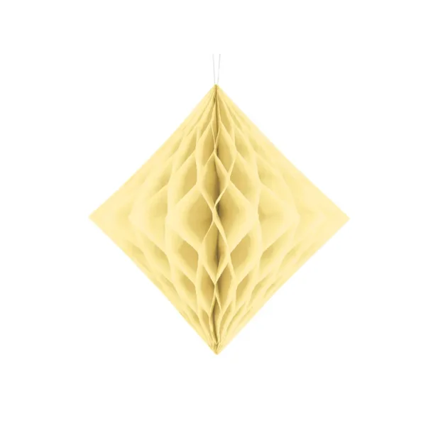 Honeycomb diamant � creme, 20 cm