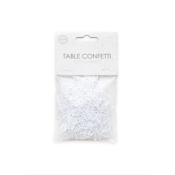 Hvid Tekst "Just Married" -  Konfetti 14 Gram