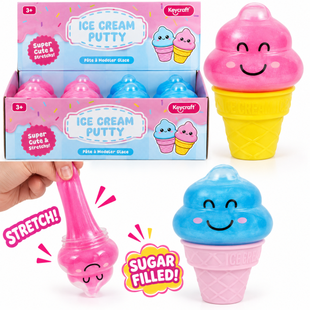 Ice Cream Putty Sugar Squishy Assorteret