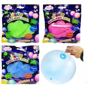 Jelly Balloon Ball � assorted farver (14 � 16 cm &rarr; op til 45 cm oppustet)