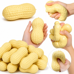 Jordn�d Stressbold med Tofu-fyld � 11 x 6 cm � 1 stk.