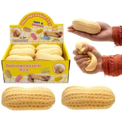 Jordn�d Stressbold med Tofu-fyld � 11 x 6 cm � 1 stk.
