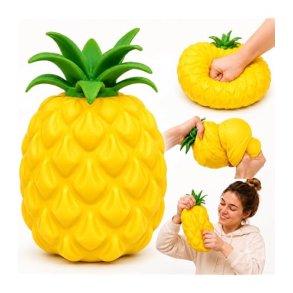 Jumbo Ananas Squishy 20 cm � Marshmallow Fyld