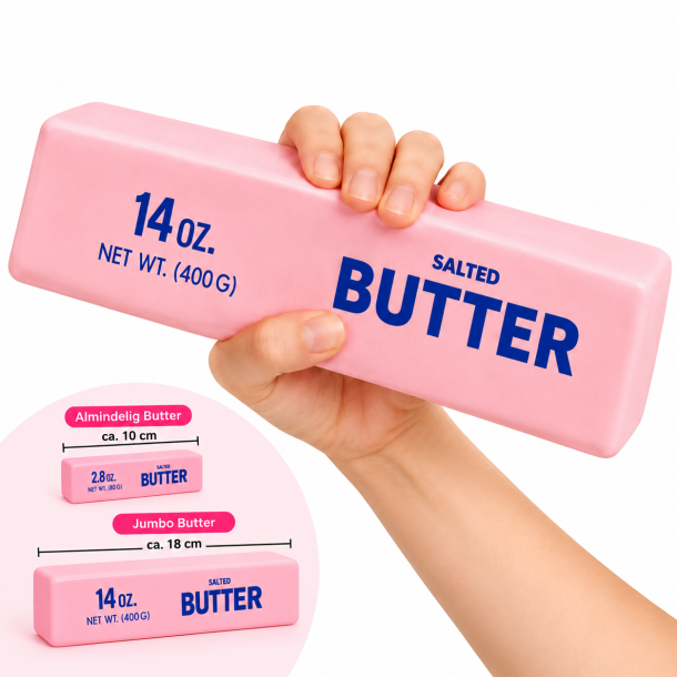 Jumbo Butter Squishy Lyser�d � K�mpe Super Soft Slow Rising