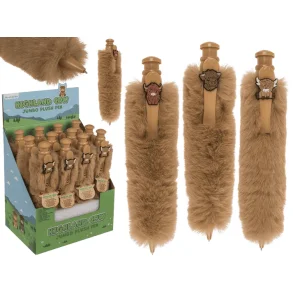 Jumbo Plush Kuglepen 28 cm � Highland Cow Plys Pen