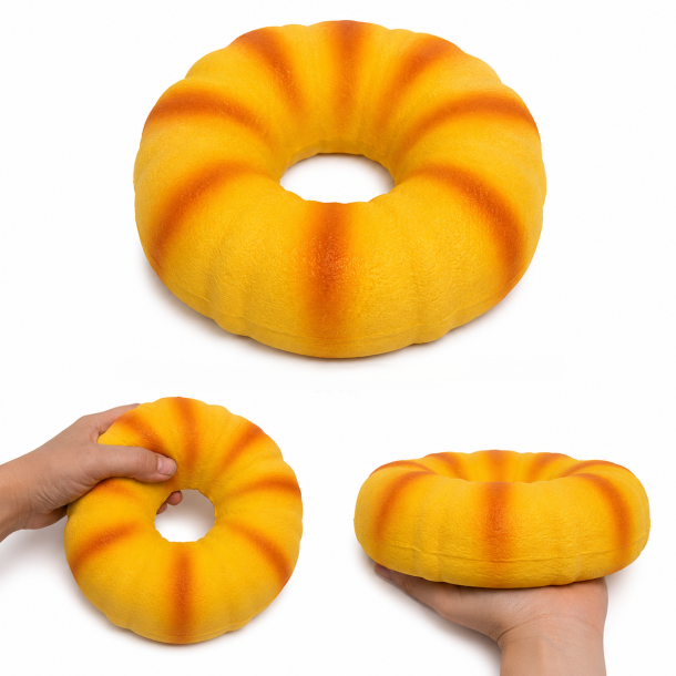 Jumbo Slow Rising Squishy Sandkage 21 cm