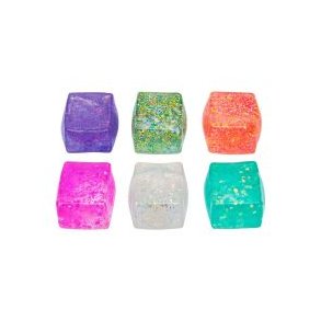 K�mpe Glitter Ice Cube � Glitrende Fidget Terning til ro og fokus