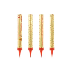 Kagefont�ner � Guld, 12 cm (4 stk.)