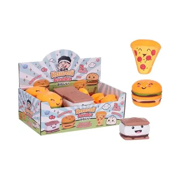 Kawaii Foodiez Squishy � Fast Food K�mpe st�rrelse,