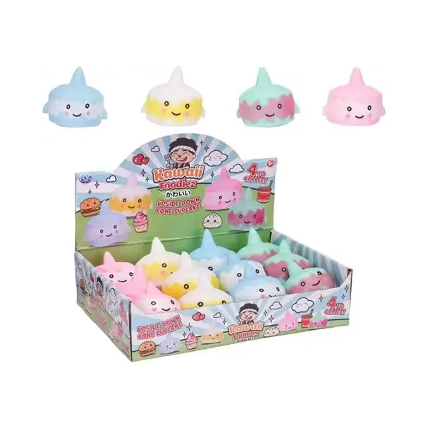 Kawaii Foodiez Squishy � Upside Down Cone Cupcake 8 cm