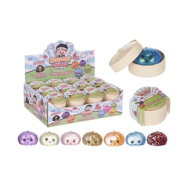 Kawaii Foodiez Surprise Squishy Dumpling Large � 5,5 cm Beads (Mystery)