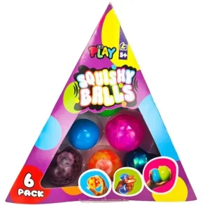 Kiwi Play Squishy Balls 6-Pack
