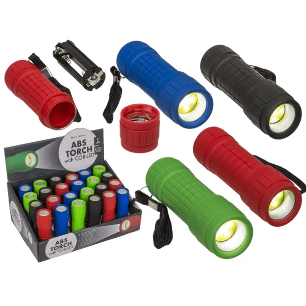 LED Lommelygte med COB-LED � 10 cm � Assorteret