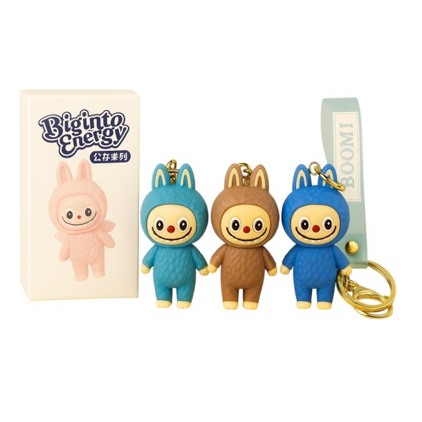 Labubu Gen 3 – “Big Into Energy” Mystery Blind Box (5,5 cm nøglering)