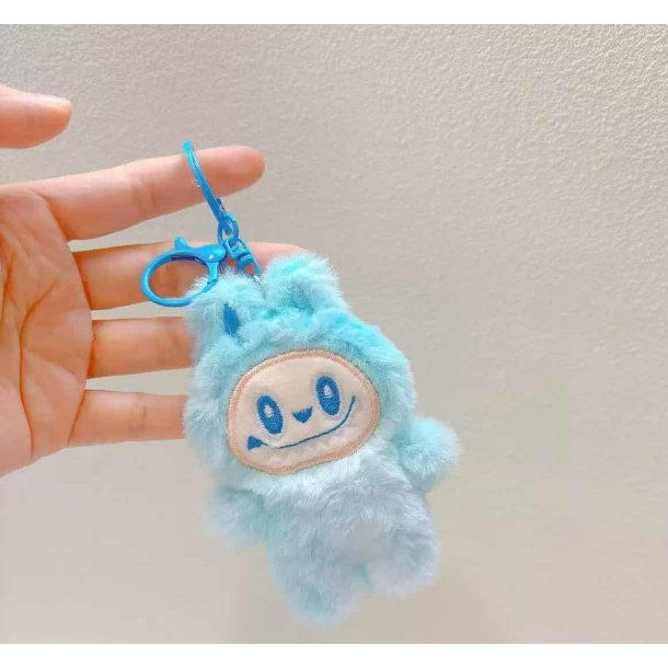 Labubu Hope Blå Plys Nøglering 10 cm