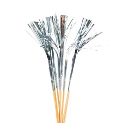 Lange Cocktail Sticks Sølv - 10 Stk. - ca. 24 cm