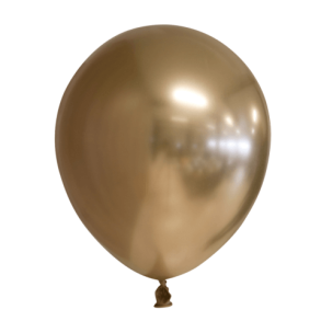 Latex Balloner Glossy Balloner 30 Cm, Guld 10 Stk