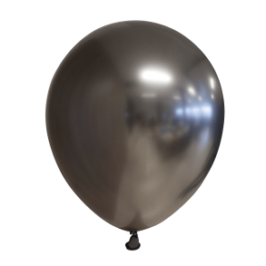 Latex Balloner Glossy Balloner 30 Cm, M�rkegr� 10 Stk