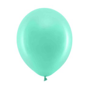 Latex Balloner Pastel Balloner 30 Cm, Mint 10 Stk