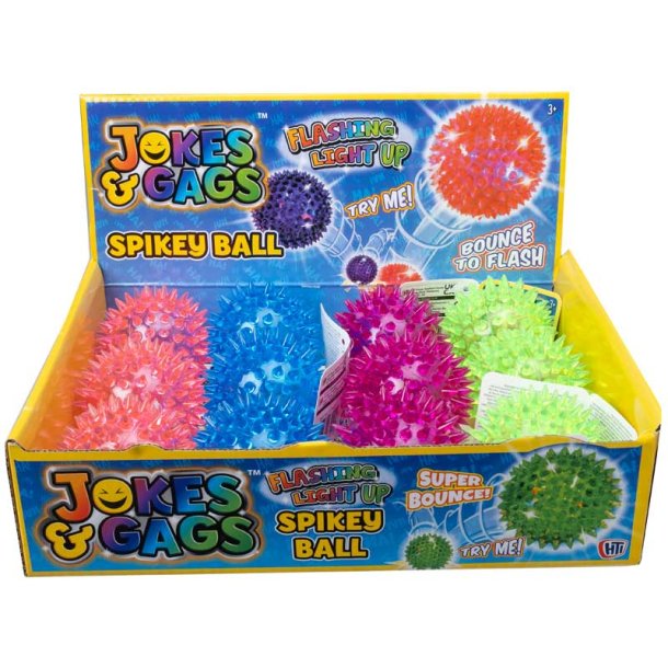 Light-Up Spikey Ball � Blinkende Hoppebold med Pigge