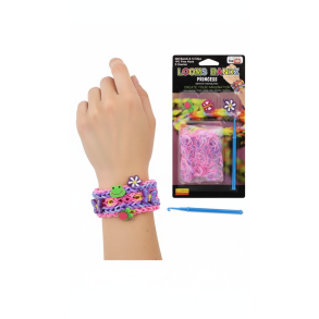 Loom Bandz Princess  300 Elastikker + Hklenl & S-Clips