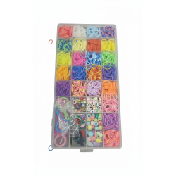 Loomband Set � 1200 dele (armb�nd &amp; kreativ leg)