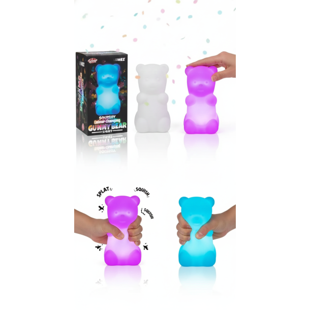 Lumez Squishy Colour-Changing Gummy Bear Light