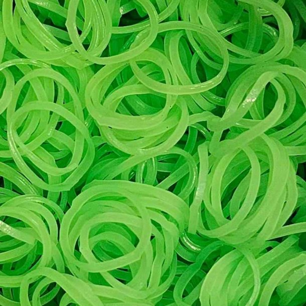 Lyse Grn Loom Bands I Pose Med 600 Stk.