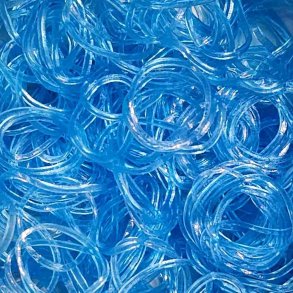 Lyse Bl Loom Bands I Pose Med 300 Stk.