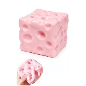Lyser�d Cheese Squishy 6 cm- Vaseline Fidget Ost