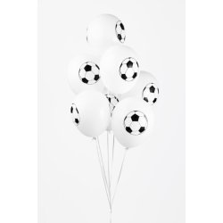 8 stk Fodbold Balloner 30 cm